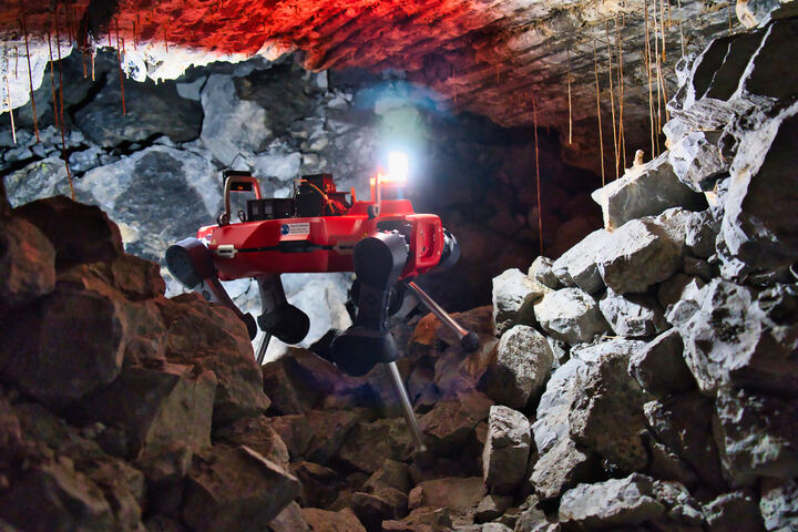 ANYmal in the cave